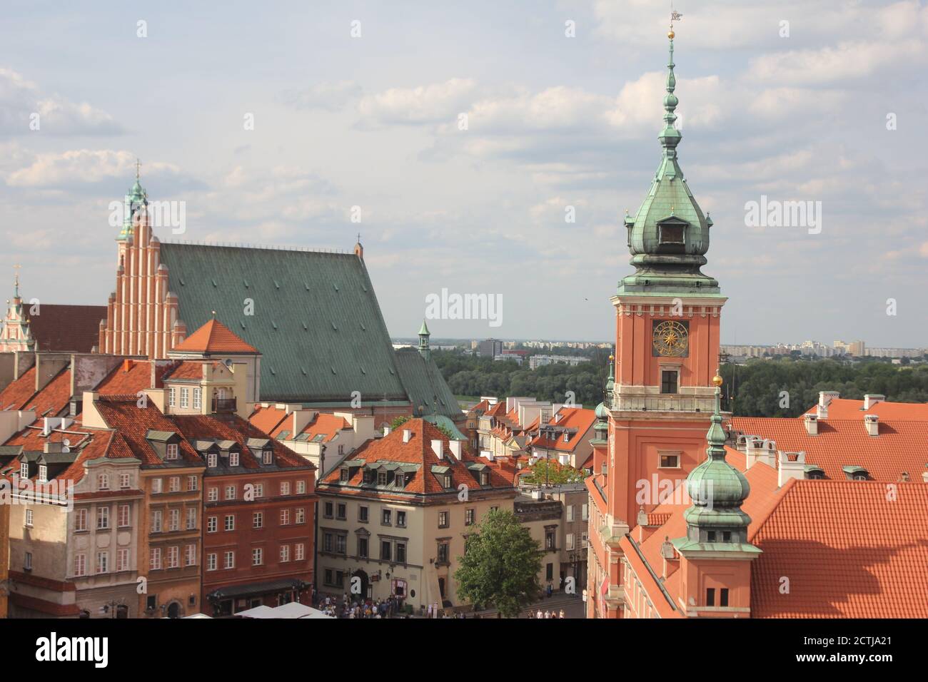 Centro storico di Varsavia, Polonia Foto Stock