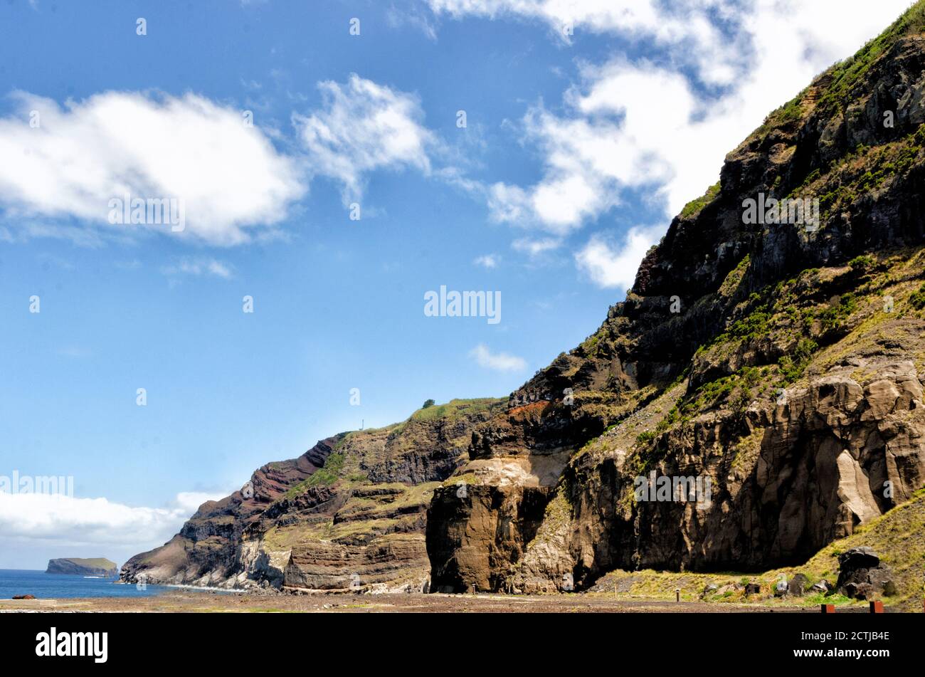 PONTA DA FERRARIA-SAO MIGUEL Foto Stock