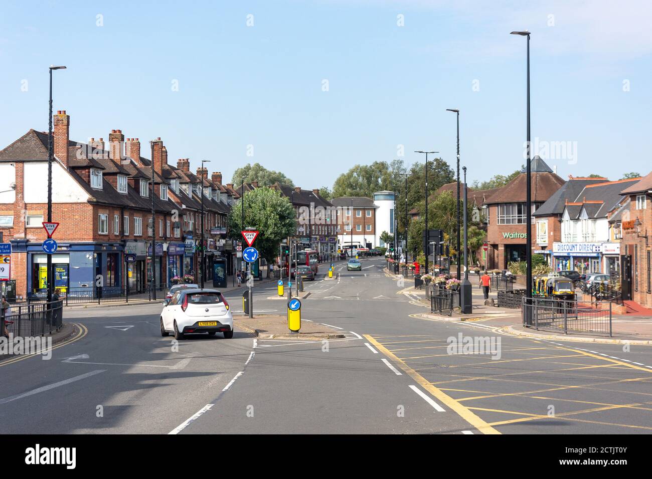 High Road, Harrow Weald, London Borough of Harrow, Greater London, Inghilterra, Regno Unito Foto Stock