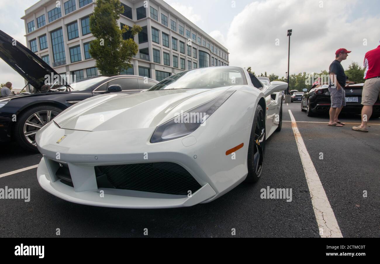 Mostra di auto a Charlotte, NC nel 2019 Foto Stock