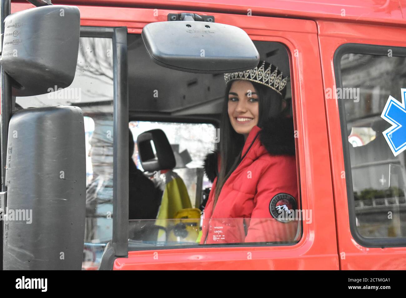 Miss Bantry 2019 alla festa di San Patrizio a Bantry, Co Cork. Irlanda. Foto Stock