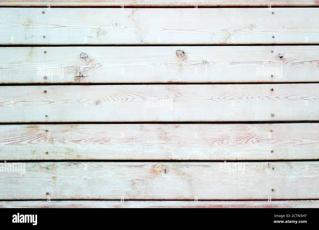 Sfondo bianco e nero di tavole di legno vuote Foto Stock