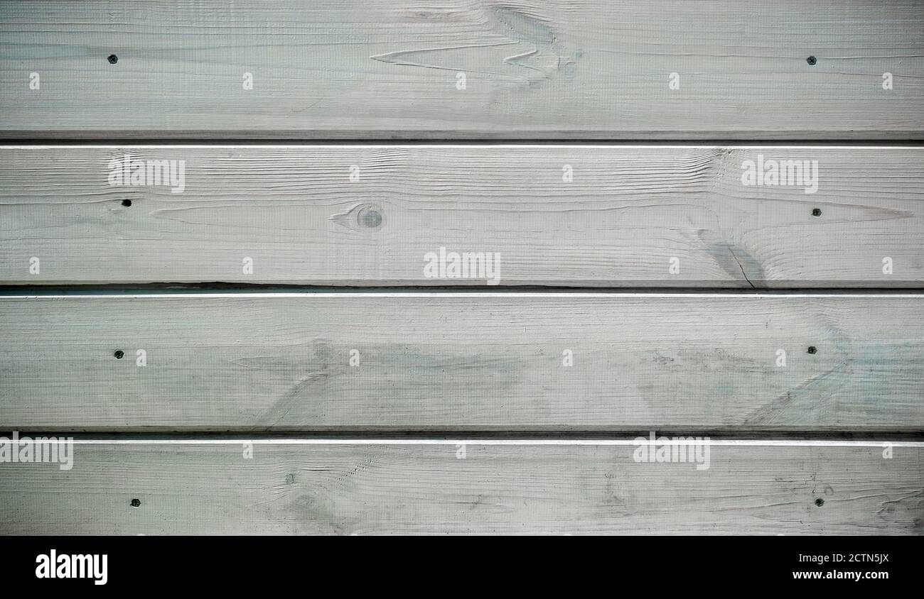 Sfondo bianco e nero di tavole di legno vuote Foto Stock