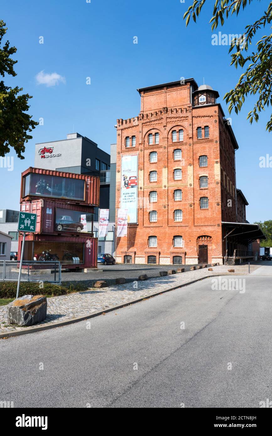 Edificio del museo PS.SPEICHER, Einbeck, bassa Sassonia, Germania, Europa Foto Stock