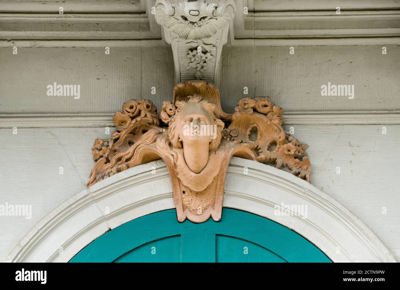 Dettaglio, Schloss Wilhelmsthal, Palazzo Wilhelmsthal, Calden, Assia, Germania, Europa Foto Stock
