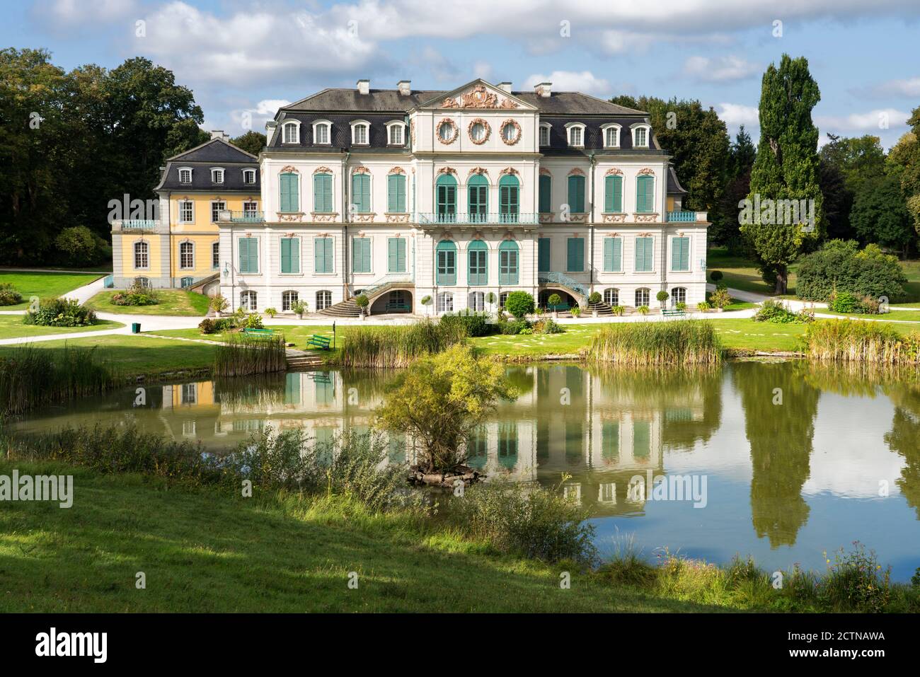 Schloss Wilhelmsthal, Palazzo Wilhelmsthal, Calden, Assia, Germania, Europa Foto Stock