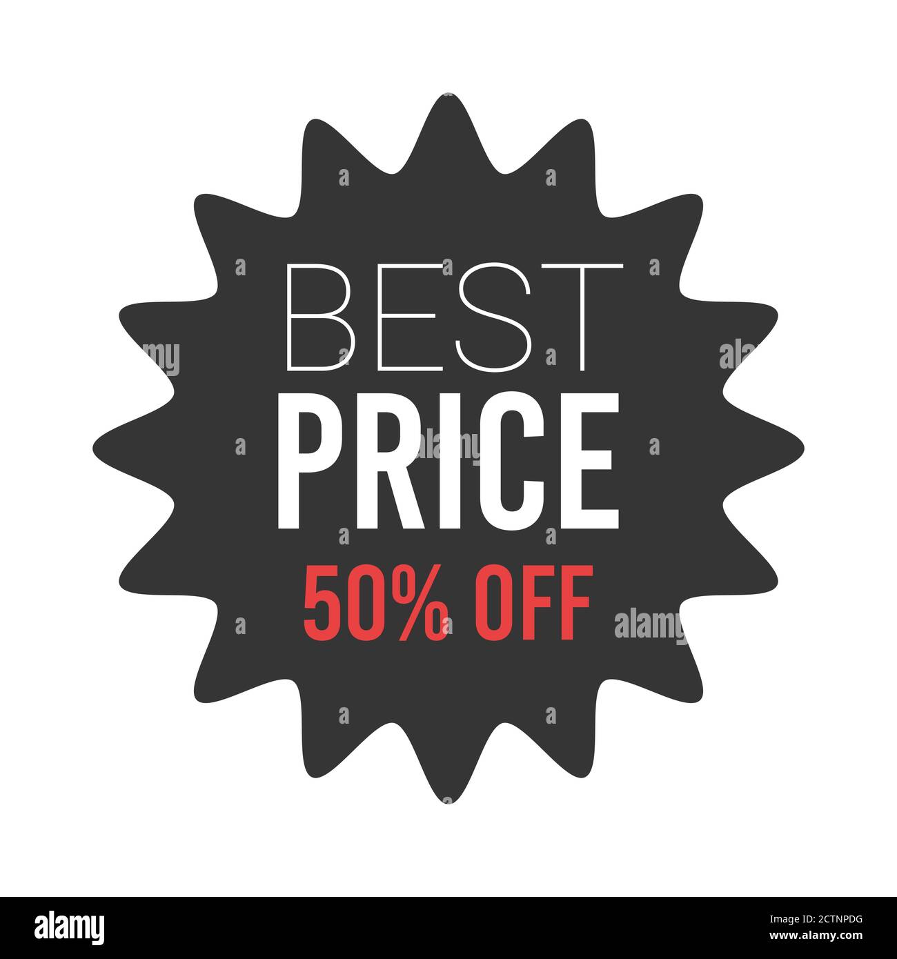 Miglior prezzo nero round starburst adesivo per Black friday e cyber lunedi sconto campagna pubblicitaria. Illustrazione Vettoriale