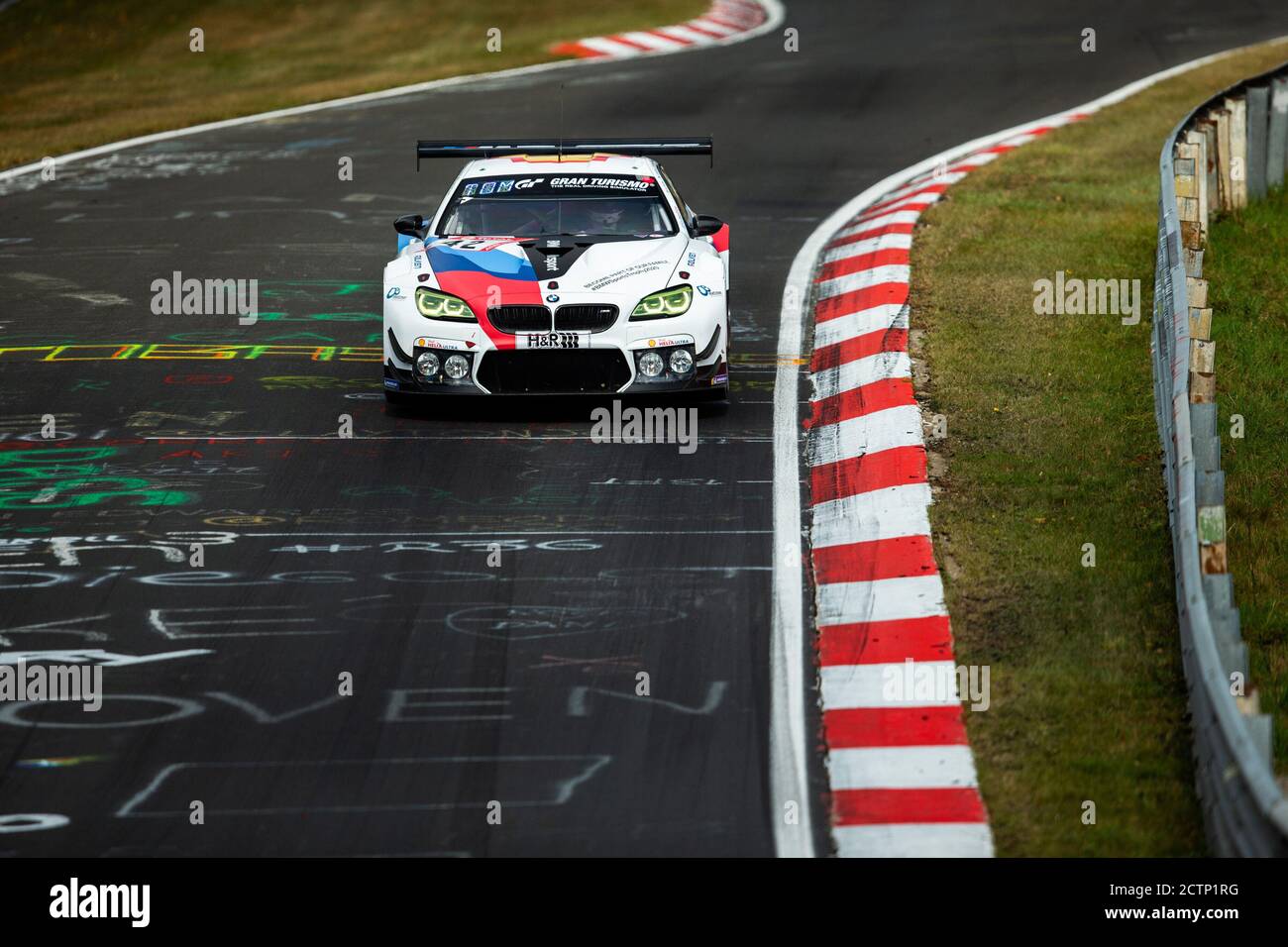 42 Farfus Augusto (bra), Klingmann Jens (swi), Tomczyk Martin (ger), Van der Linde Sheldon (ger), BMW Team Schnitzer, BMW M6 GT3, azione durante la 2020 24 ore di Nurburgring, sulla N.rburgring Nordschleife, dal 24 al 27 settembre 2020 a Nurburg, Germania - Foto Joao Filipe / DPI Credit: LM/DPPI/Joao Filipe/Alamy Live News Foto Stock