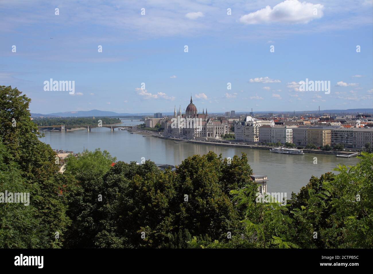 Budapest, Ungheria - 10/07/2020: Vista delle strade della città di Budapest, Ungheria Foto Stock