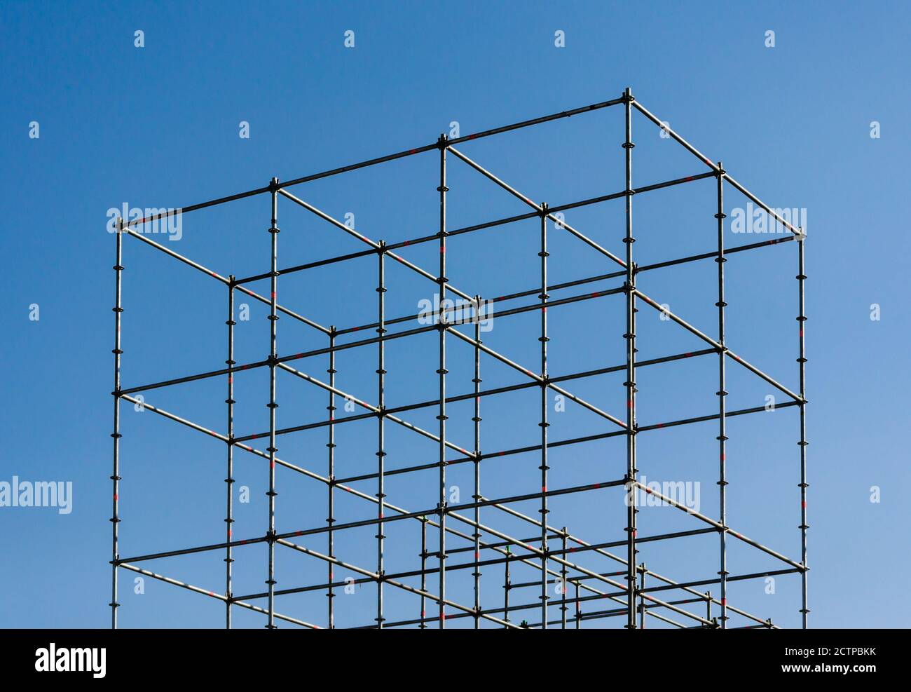 struttura metallica struttura di connessione struttura modello di sfondo astratto Foto Stock