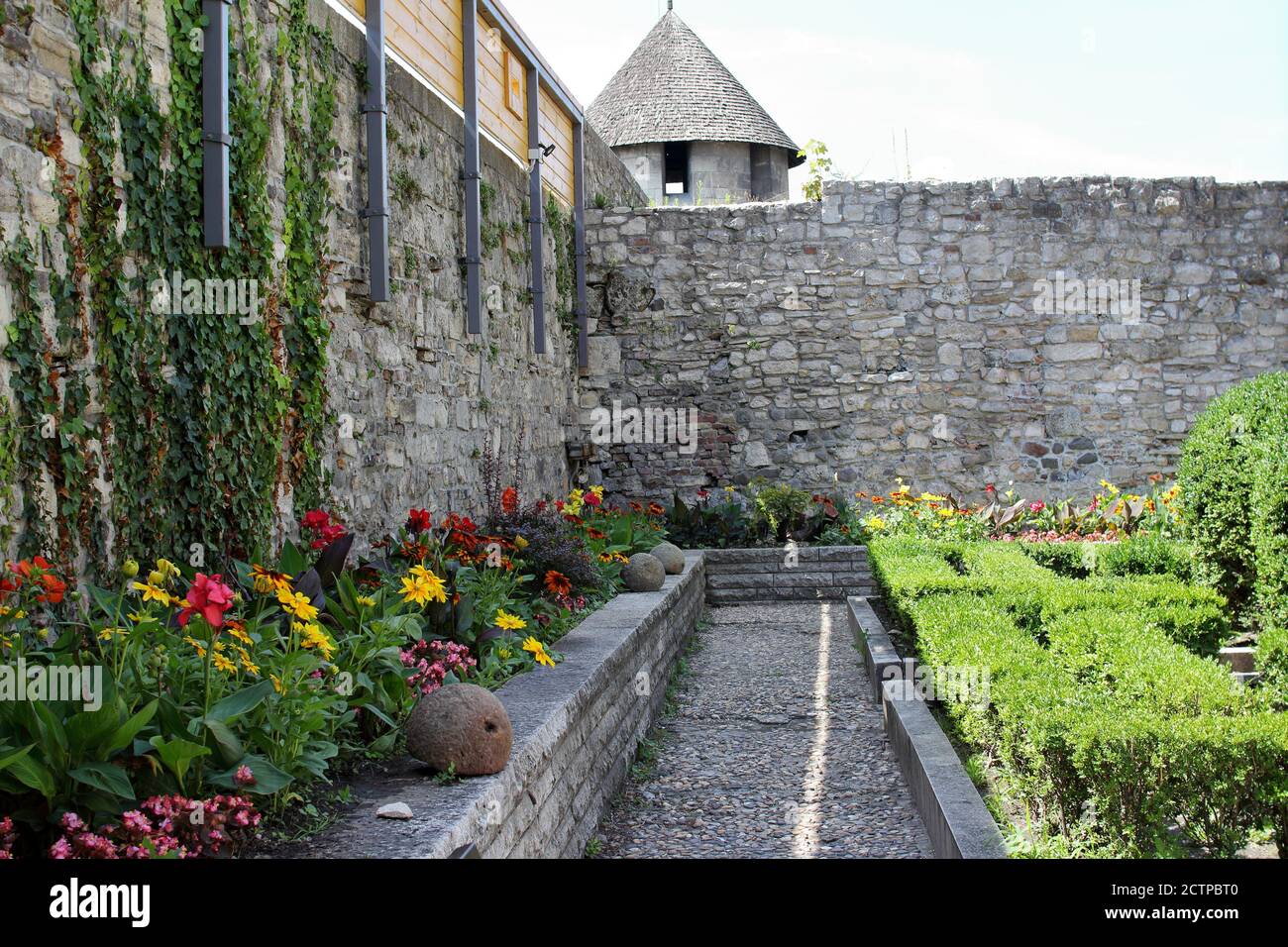 Budapest, Ungheria - 10/07/2020: Fuori dal Castello di Budapest, Ungheria Foto Stock