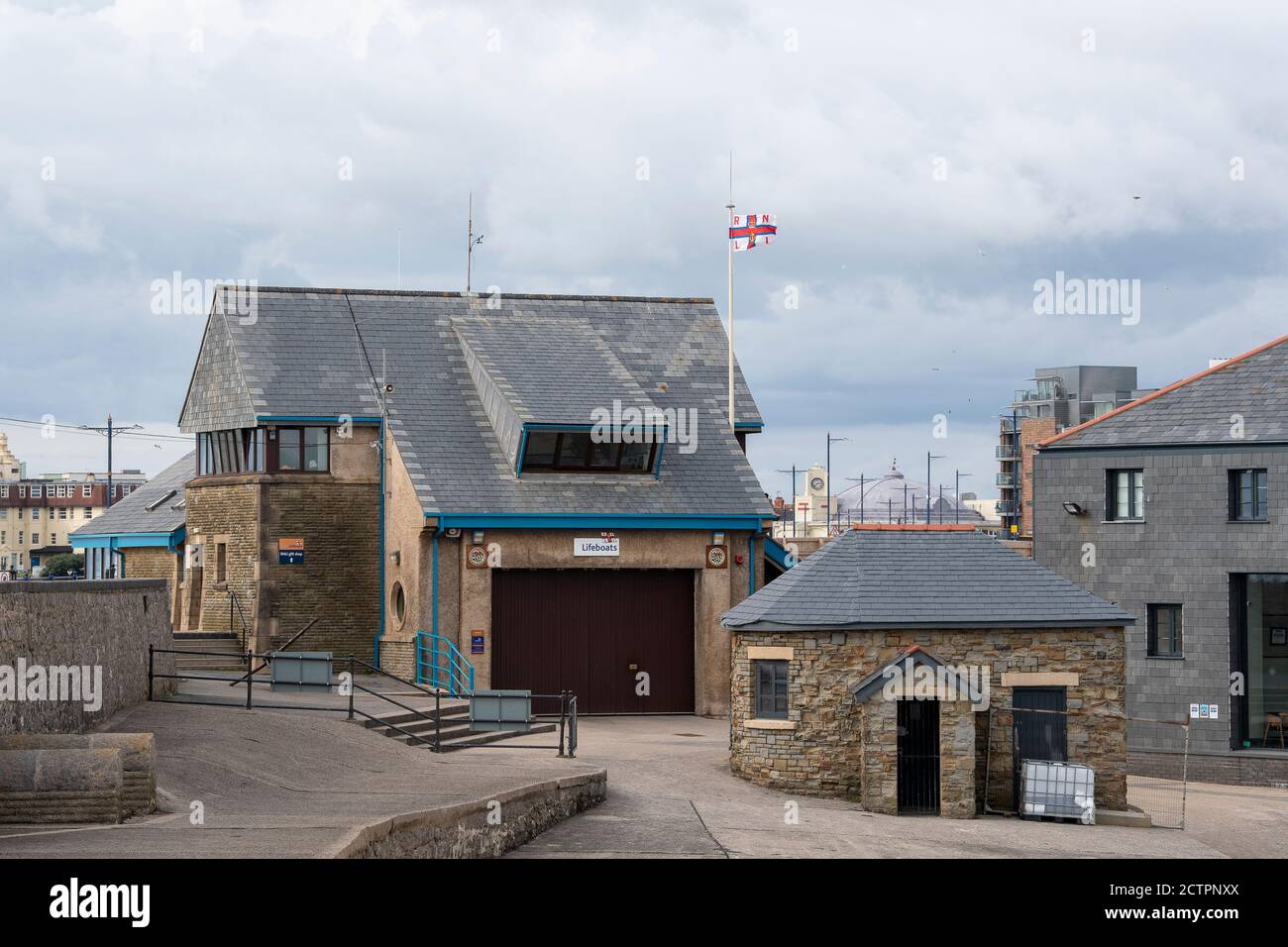 Stazione di Porthcawl Lifeboat RNLI. Porthcawl Bridgend Wales UK Foto Stock