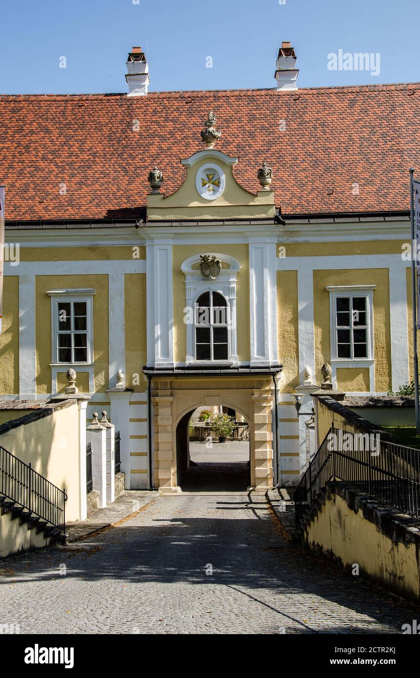 Abbazia di Zwettl - Stift Zwettl è un monastero cistercense situato a Zwettl, nella bassa Austria, nella diocesi di San Pölten. Foto Stock