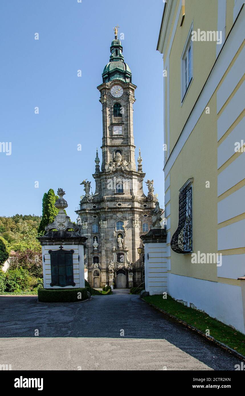 Abbazia di Zwettl - Stift Zwettl è un monastero cistercense situato a Zwettl, nella bassa Austria, nella diocesi di San Pölten. Foto Stock