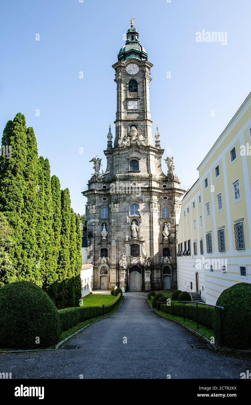 Abbazia di Zwettl - Stift Zwettl è un monastero cistercense situato a Zwettl, nella bassa Austria, nella diocesi di San Pölten. Foto Stock