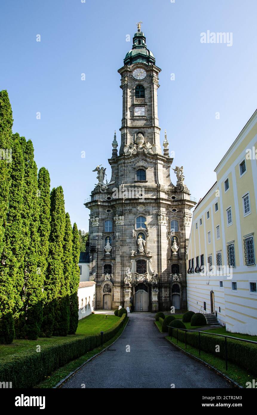 Abbazia di Zwettl - Stift Zwettl è un monastero cistercense situato a Zwettl, nella bassa Austria, nella diocesi di San Pölten. Foto Stock