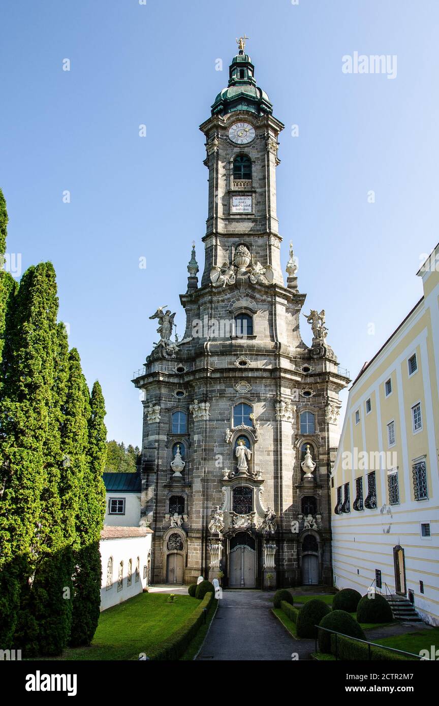 Abbazia di Zwettl - Stift Zwettl è un monastero cistercense situato a Zwettl, nella bassa Austria, nella diocesi di San Pölten. Foto Stock