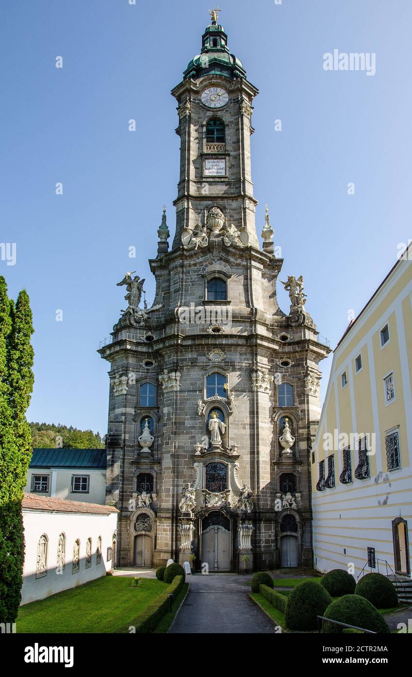 Abbazia di Zwettl - Stift Zwettl è un monastero cistercense situato a Zwettl, nella bassa Austria, nella diocesi di San Pölten. Foto Stock