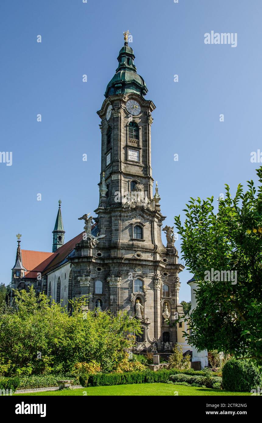 Abbazia di Zwettl - Stift Zwettl è un monastero cistercense situato a Zwettl, nella bassa Austria, nella diocesi di San Pölten. Foto Stock