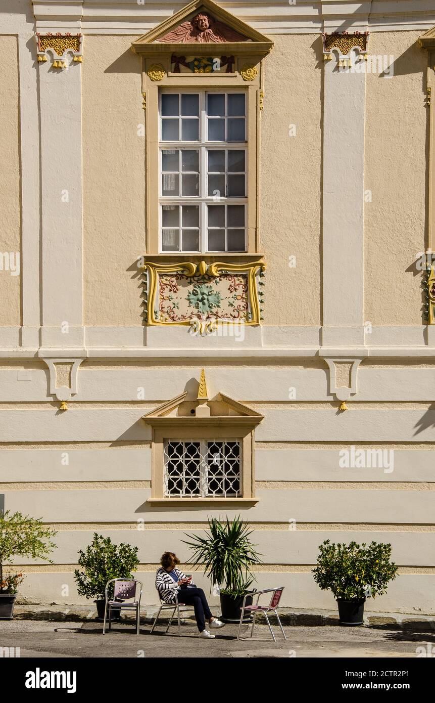Abbazia di Zwettl - Stift Zwettl è un monastero cistercense situato a Zwettl, nella bassa Austria, nella diocesi di San Pölten. Foto Stock
