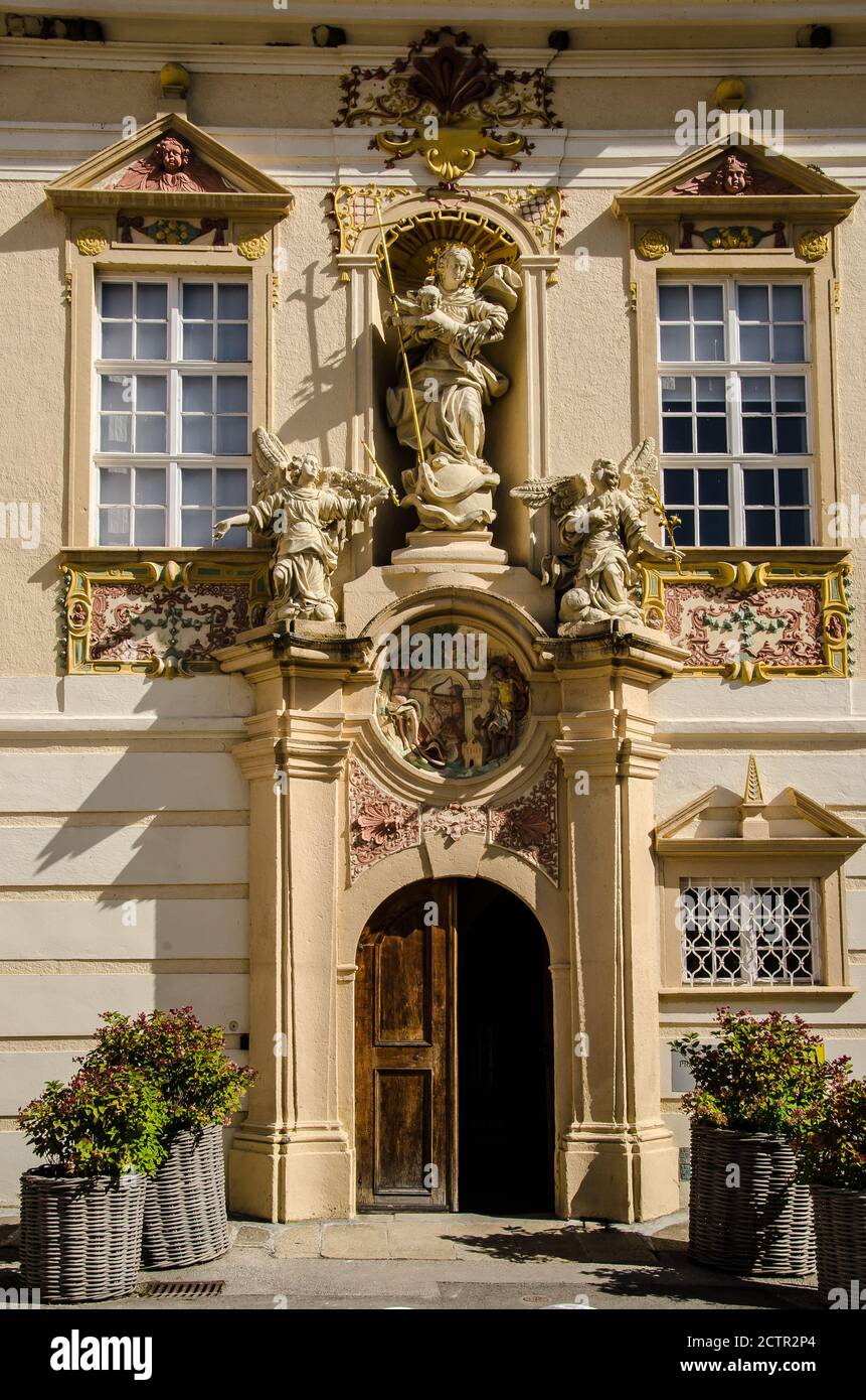 Abbazia di Zwettl - Stift Zwettl è un monastero cistercense situato a Zwettl, nella bassa Austria, nella diocesi di San Pölten. Foto Stock