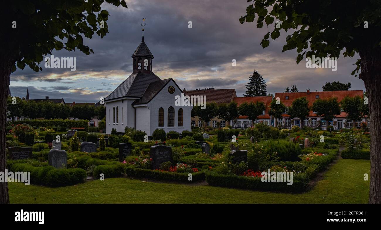 La cappella dei pescatori di Holm, Schleswig, Germania Foto Stock