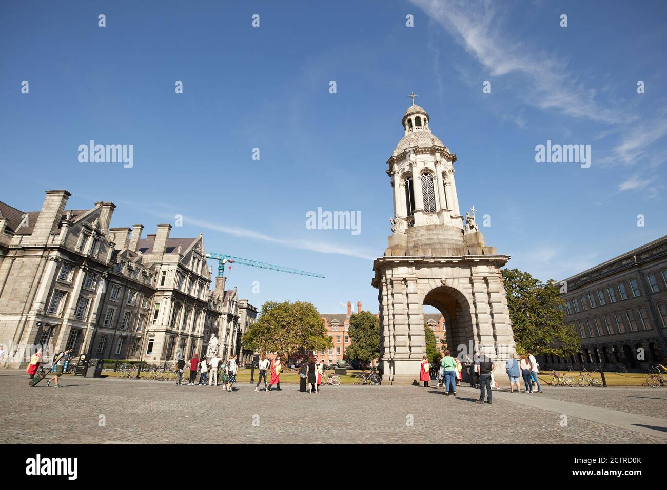 Trinity College a Dublino, Irlanda Foto Stock