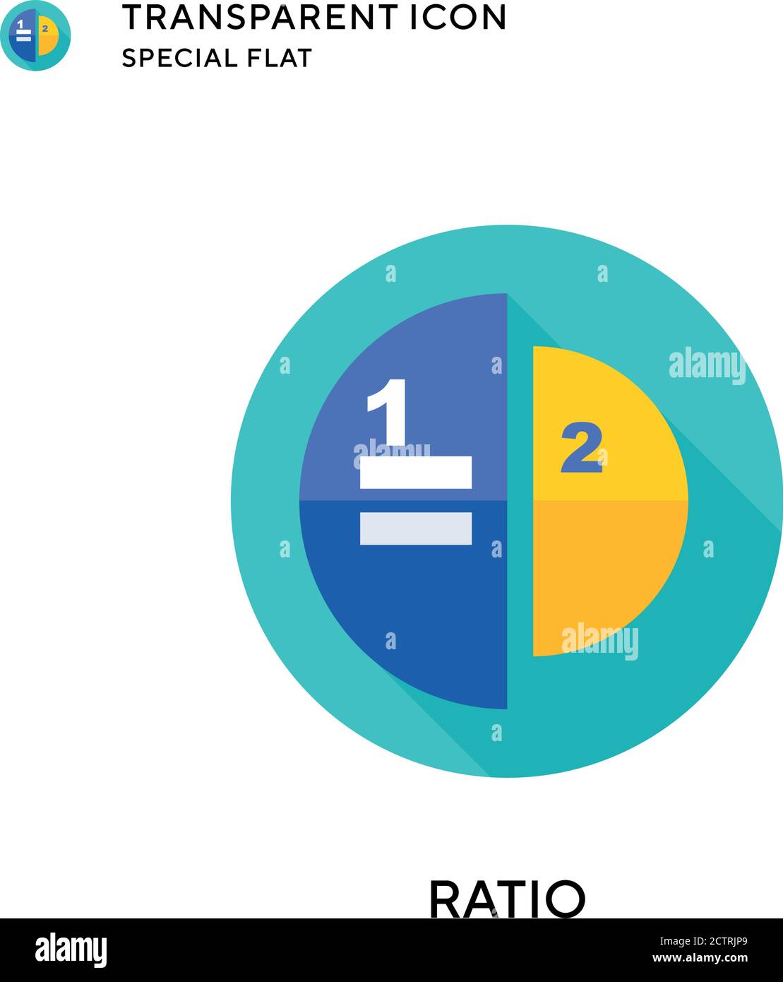 Icona del vettore di rapporto. Illustrazione piatta. Vettore EPS 10. Illustrazione Vettoriale