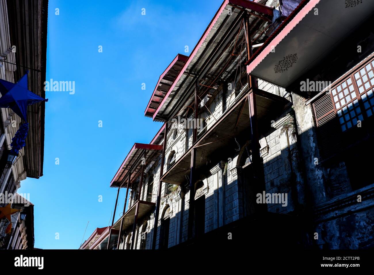 Architettura in stile coloniale spagnolo a Vigan City Foto Stock