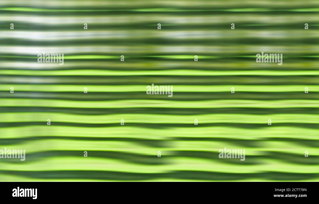 Sfondo verde ondulato Foto Stock