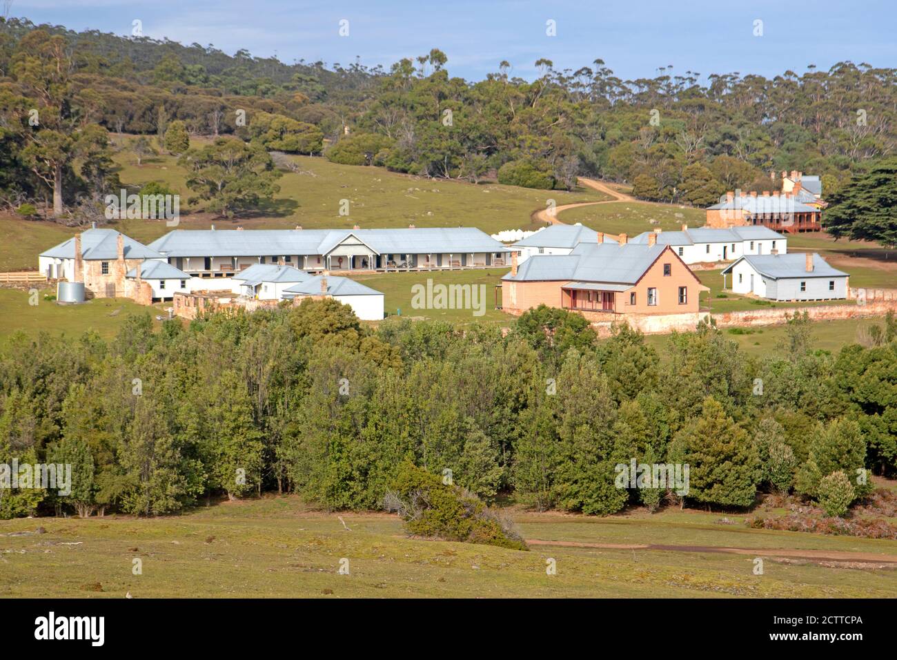 Il penitenziario di Darlington sull'isola di Maria Foto Stock
