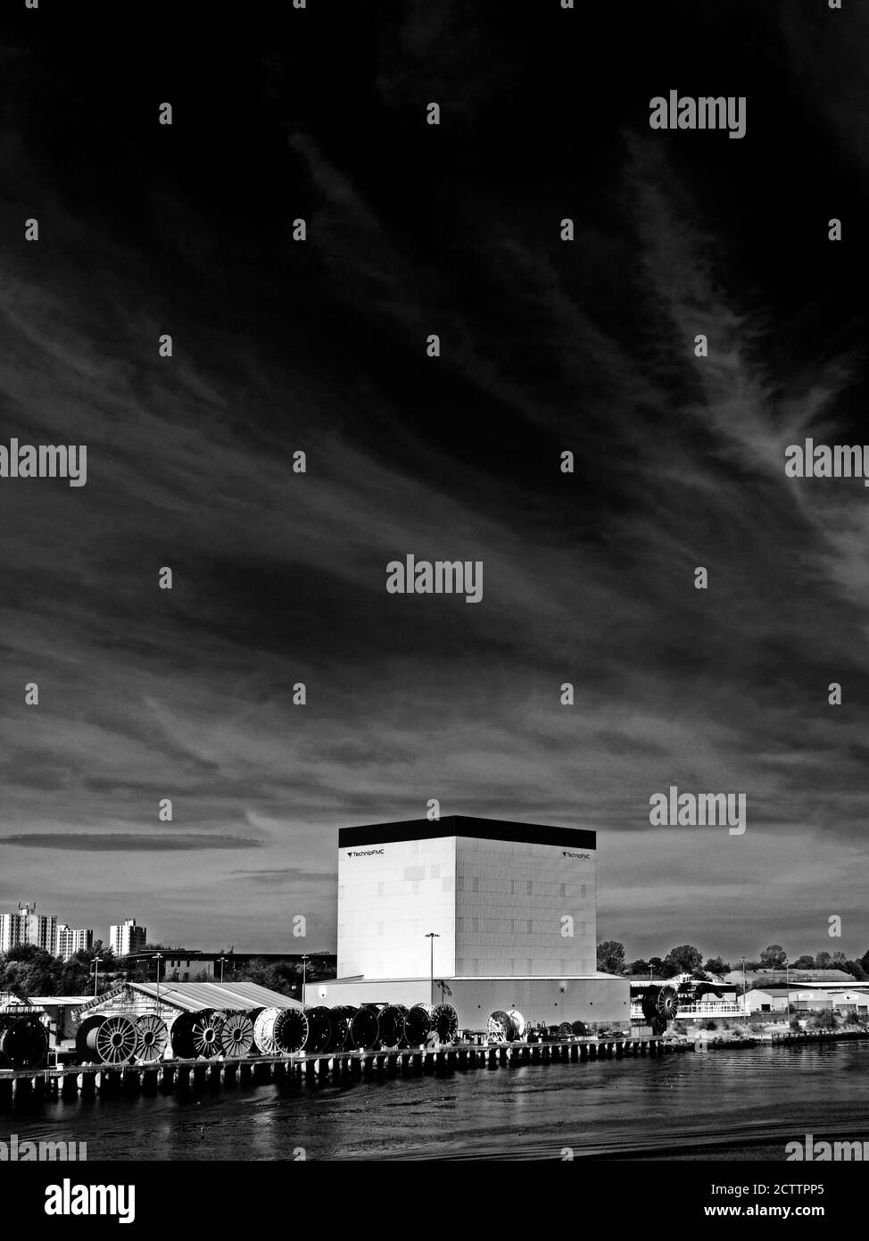 Technip FMC edificio sulle rive del fiume Tyne In Tyne e usura Foto Stock