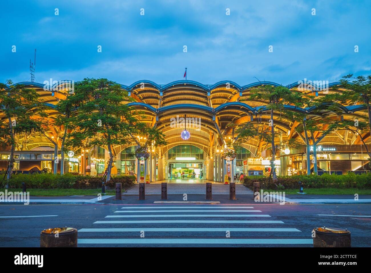 21 settembre 2020: La stazione ferroviaria di Taitung, si trova all'incrocio tra East Coast Main Line, South link Line, e Hualien Taitung Line a taitung ci Foto Stock