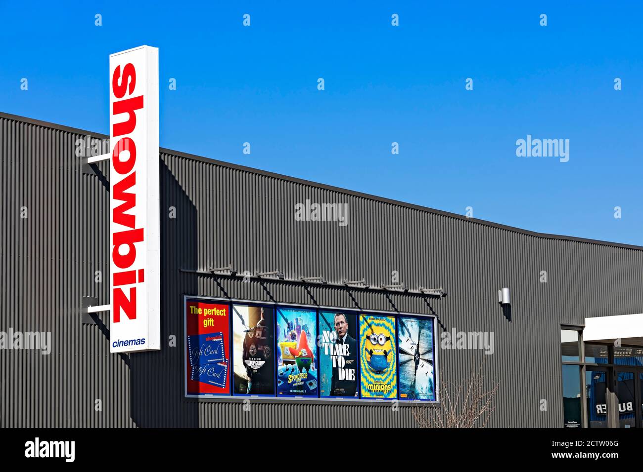 Ballarat Australia / Showbiz Cinemas situato presso il centro commerciale Delacombe Town Center. Foto Stock