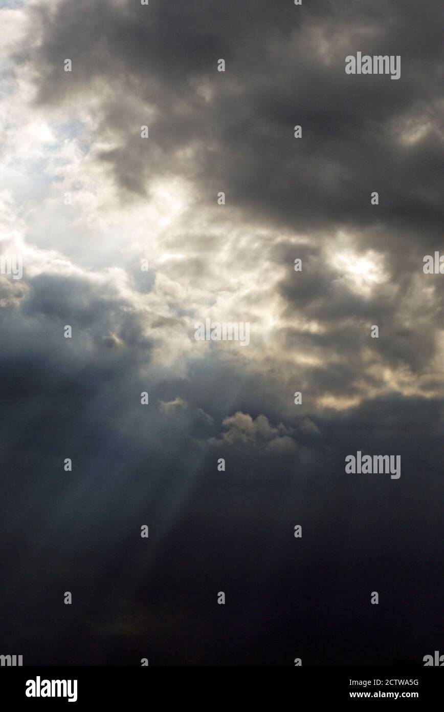 Celeste cielo Foto Stock