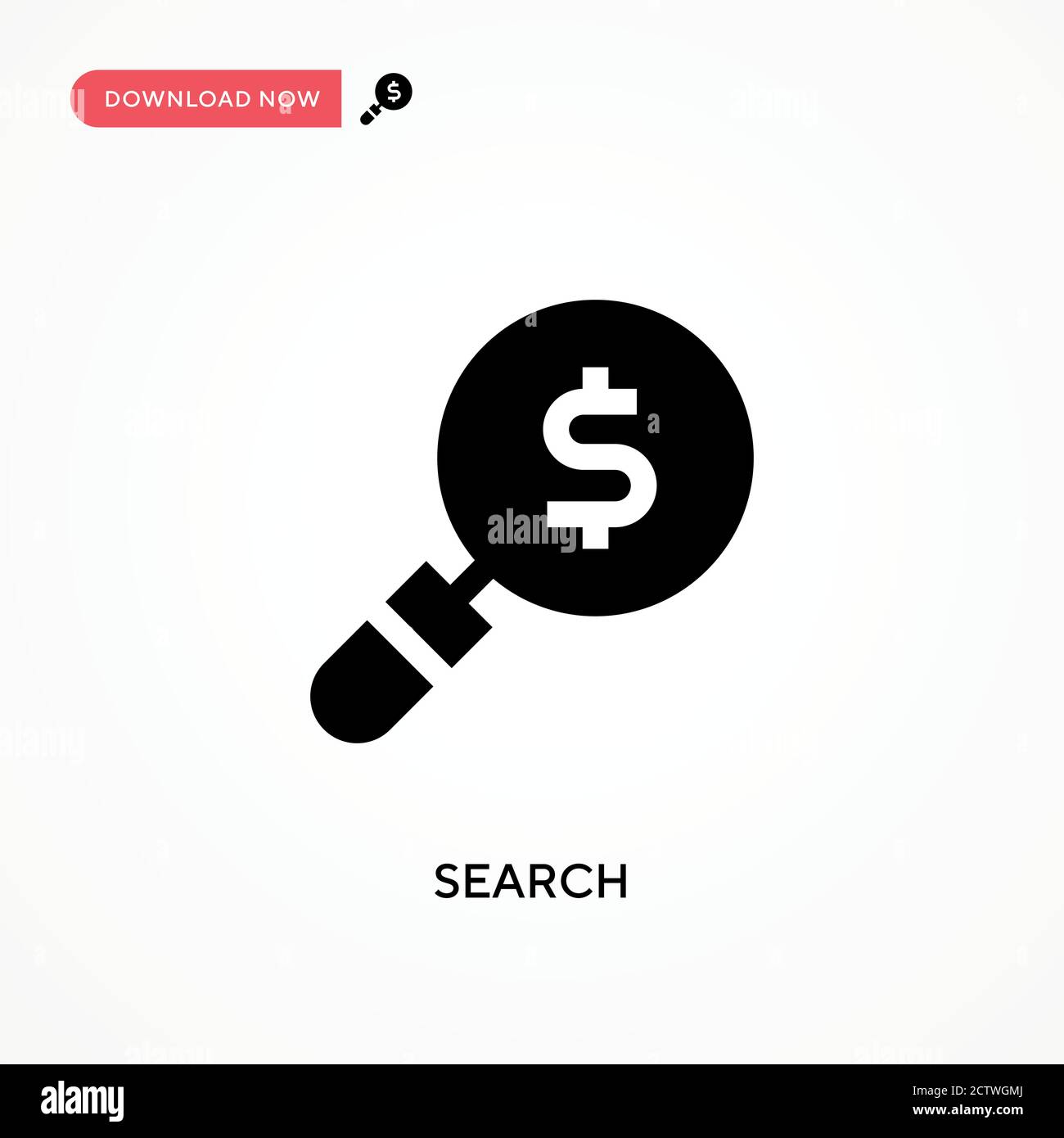 Icona del vettore di ricerca. . Illustrazione vettoriale semplice e moderna per siti Web o applicazioni mobili Illustrazione Vettoriale