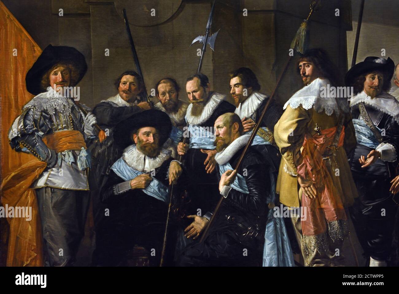La compagnia del Capitano Reinier Reael e del tenente Cornelis Michielsz. Blaeuw, conosciuta come ‘Meagre Company 1633-1637 Frans Hals (1582/1583–1666) e Pieter Codde (1599–1678) olandese Olanda Foto Stock