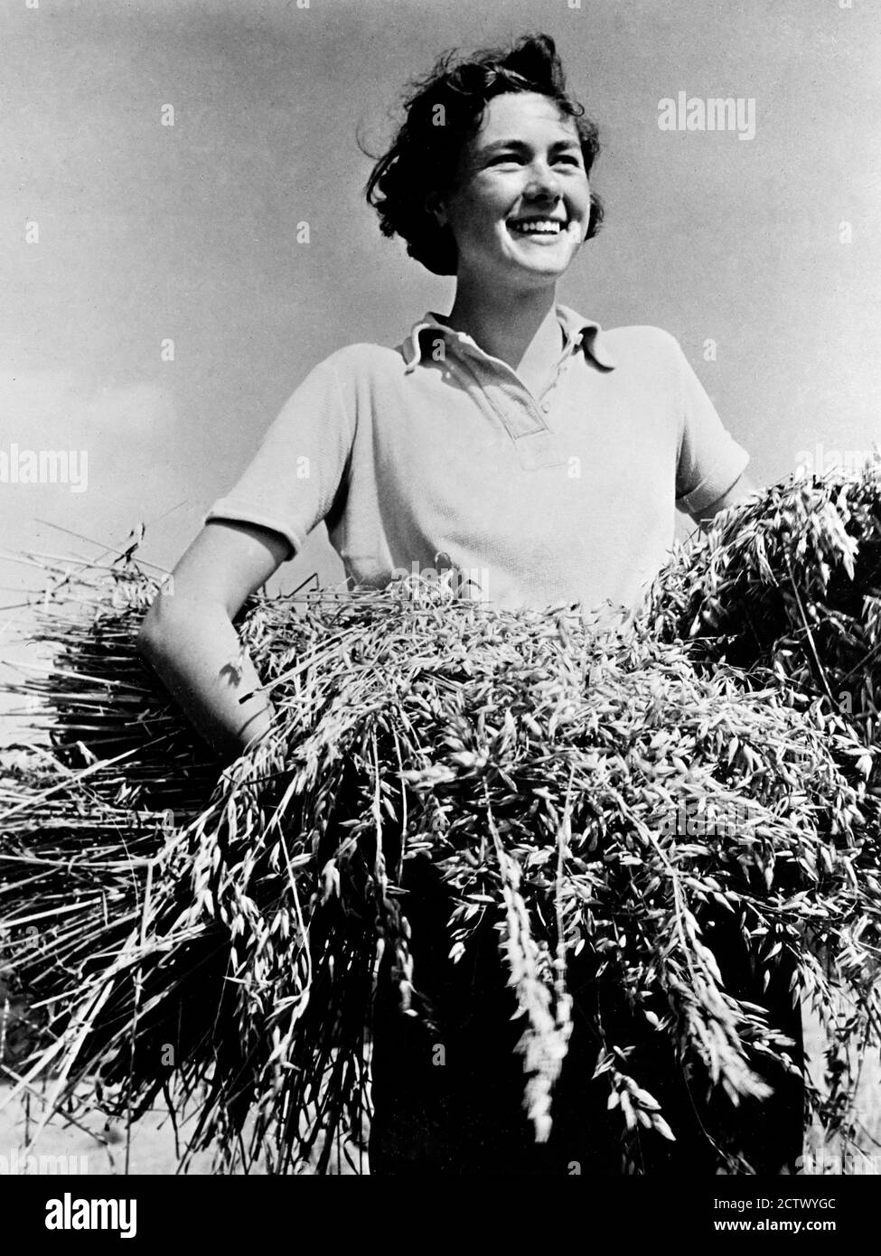 . Women's Land Army aprile 1943 Foto Stock
