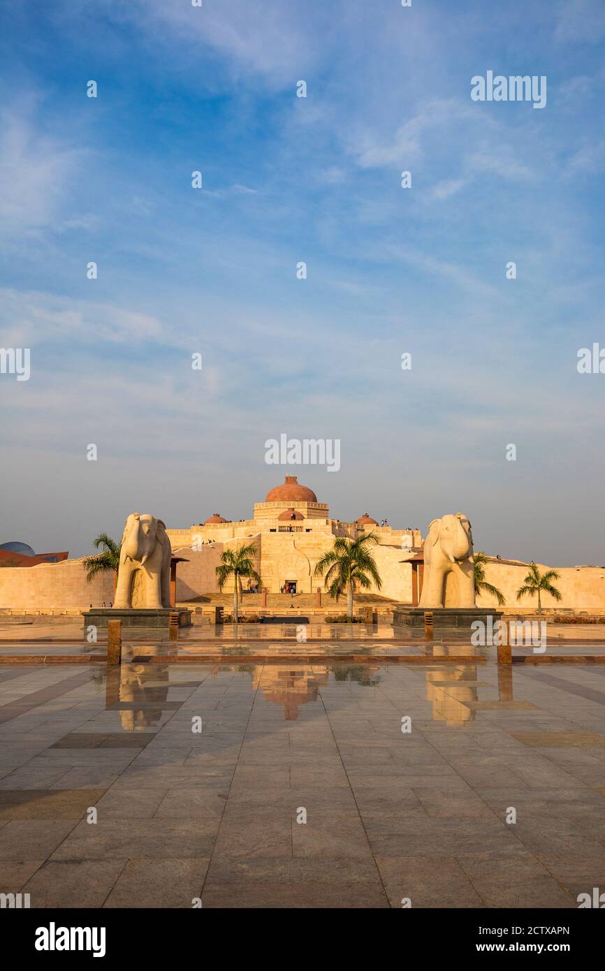 India, Uttar Pradesh, Lucknow, Dr. Ambedkar Park Foto Stock