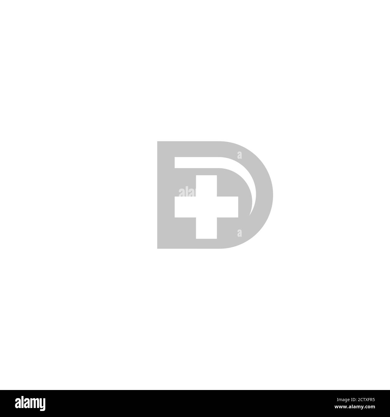 Medico più stetoscopio capsula illustrazione vettoriale logo disegno sanitario e simboli medici. Illustrazione Vettoriale