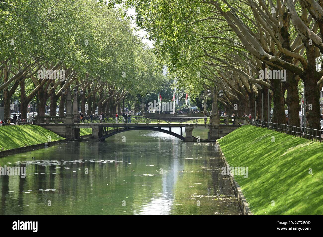 Koenigsallee Duesseldorf Foto Stock