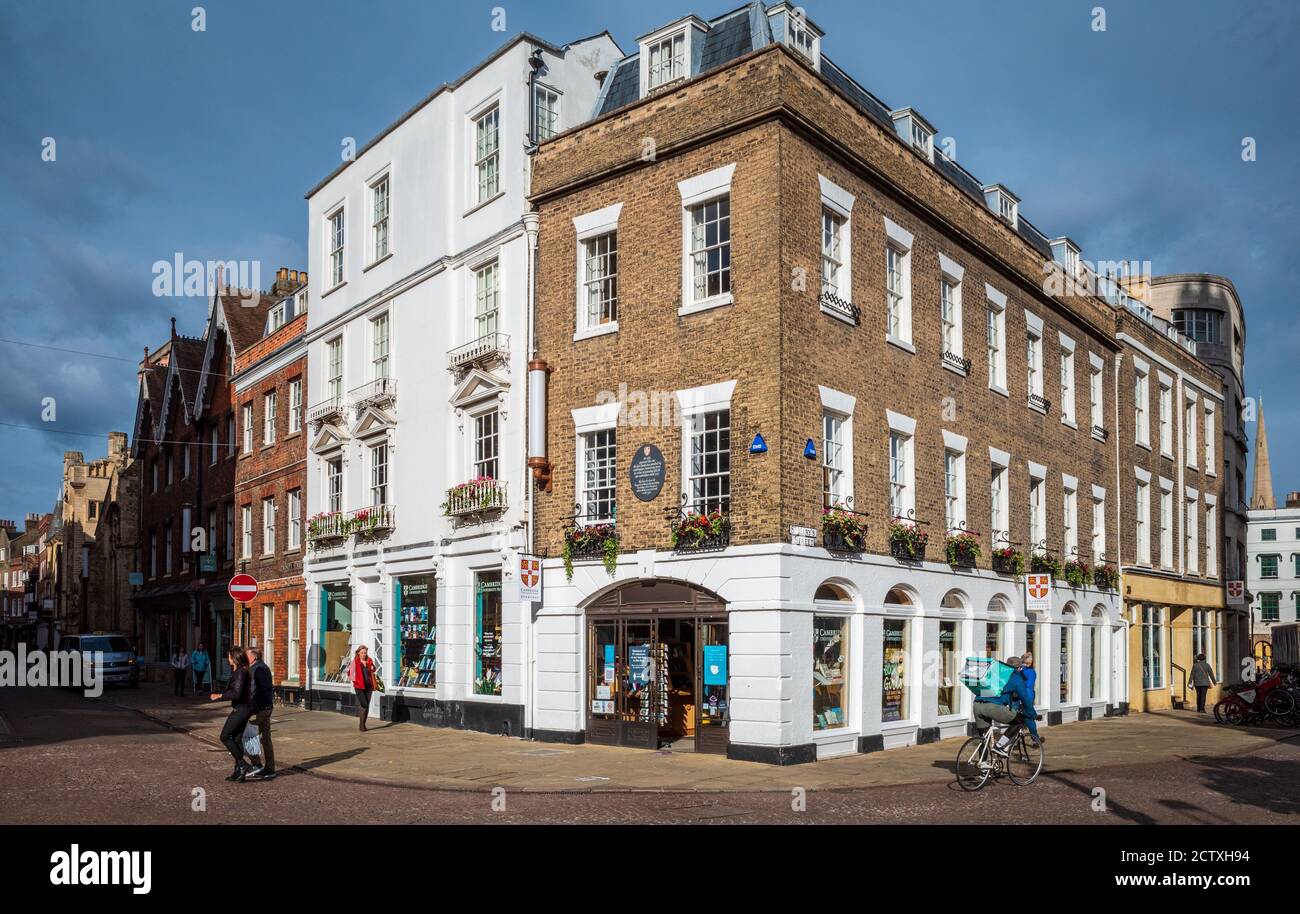 Cambridge University Press - la libreria per Cambridge University Press (CUP) nel centro di Cambridge UK. Cambridge University Press è stata fondata nel 1534. Foto Stock