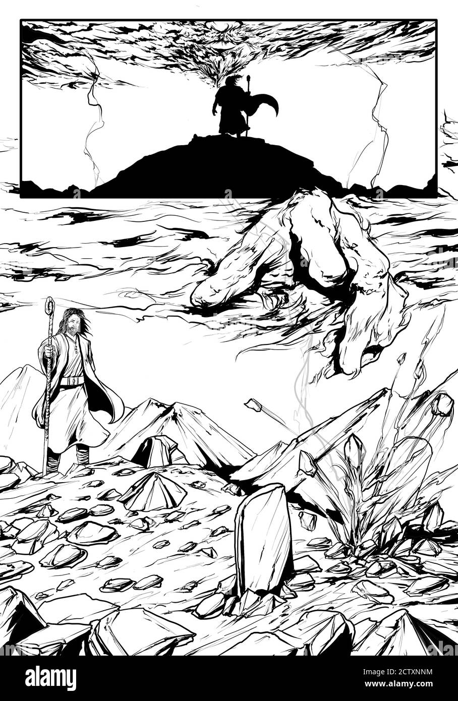 La potenza di Dio in azione Foto Stock