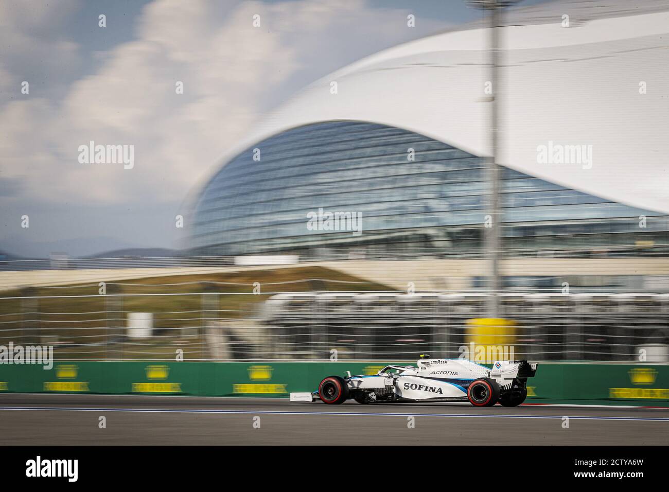 06 LATIFI Nicholas (CAN), Williams Racing F1 FW43, azione in occasione del Gran Premio di Formula 1 VTB Russo 2020, dal 25 al 27 settembre 2020 sulla Sochi Foto Stock