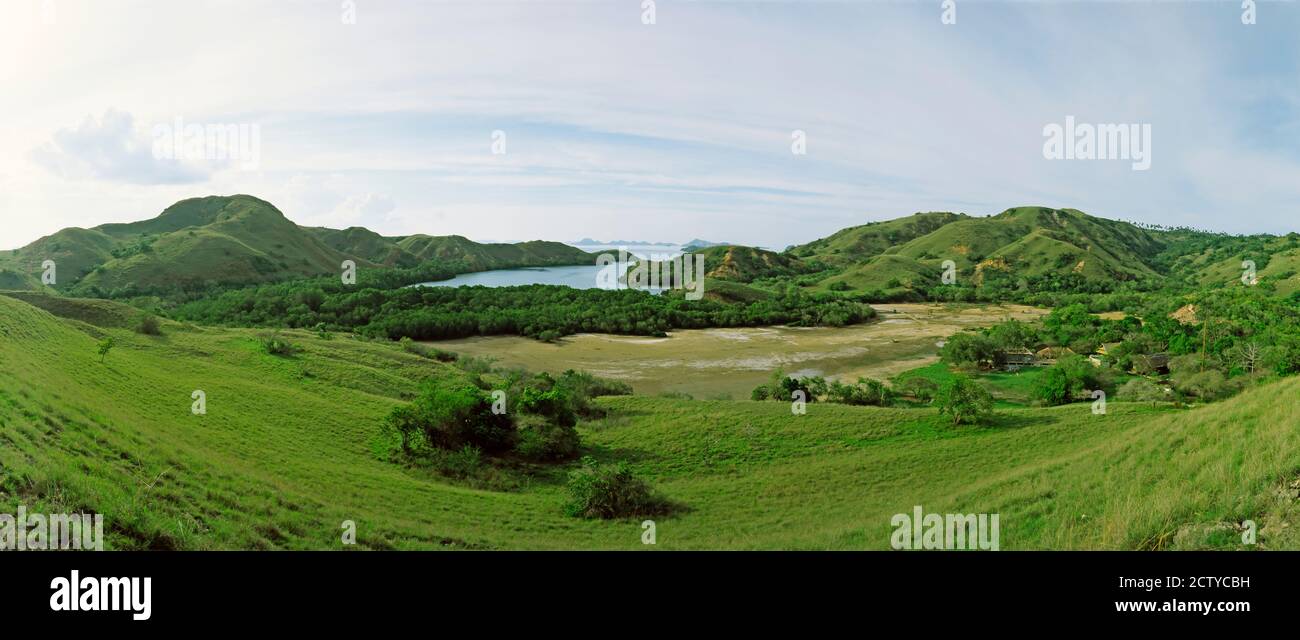 Isola di Rinca, Indonesia Foto Stock