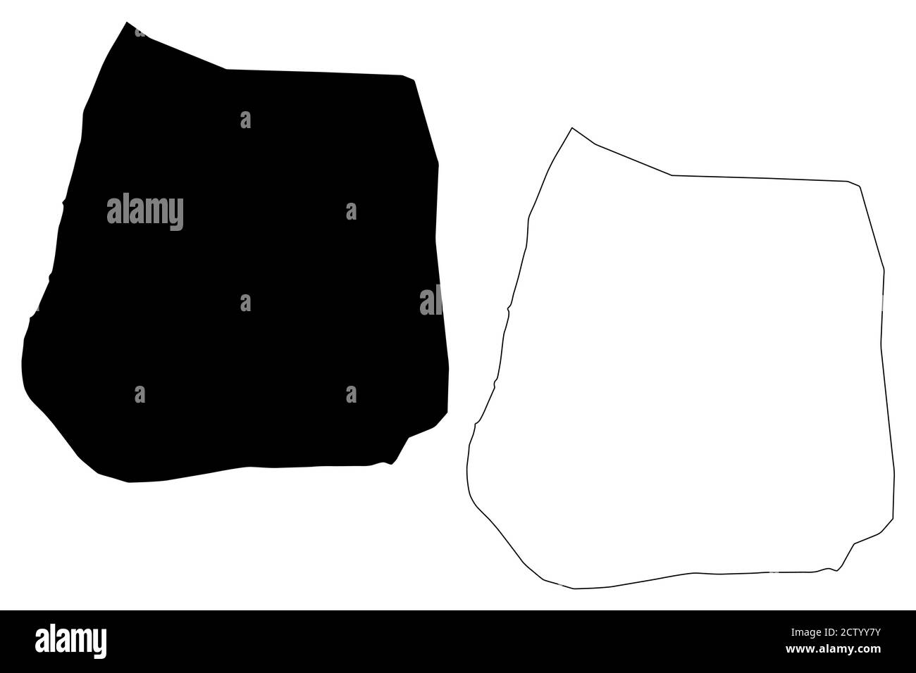Khartoum North City (Repubblica del Sudan, Stato di Khartoum) mappa vettoriale illustrazione, abbozzare schizzo Città di Khartoum Bahri mappa Illustrazione Vettoriale