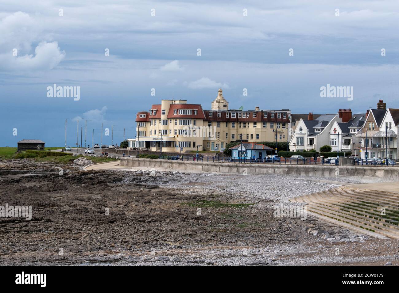 Seabank Hotel Porthcawl Galles del Sud Regno Unito. Porthcawl Bridgend Foto Stock