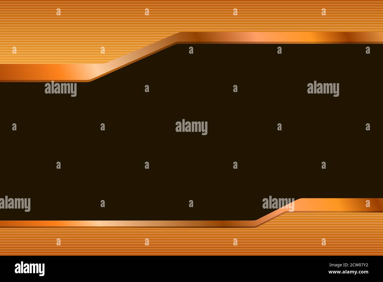 Astratto gradiente di sfondo arancione giallo linee nere strisce illustrazione vettore Illustrazione Vettoriale