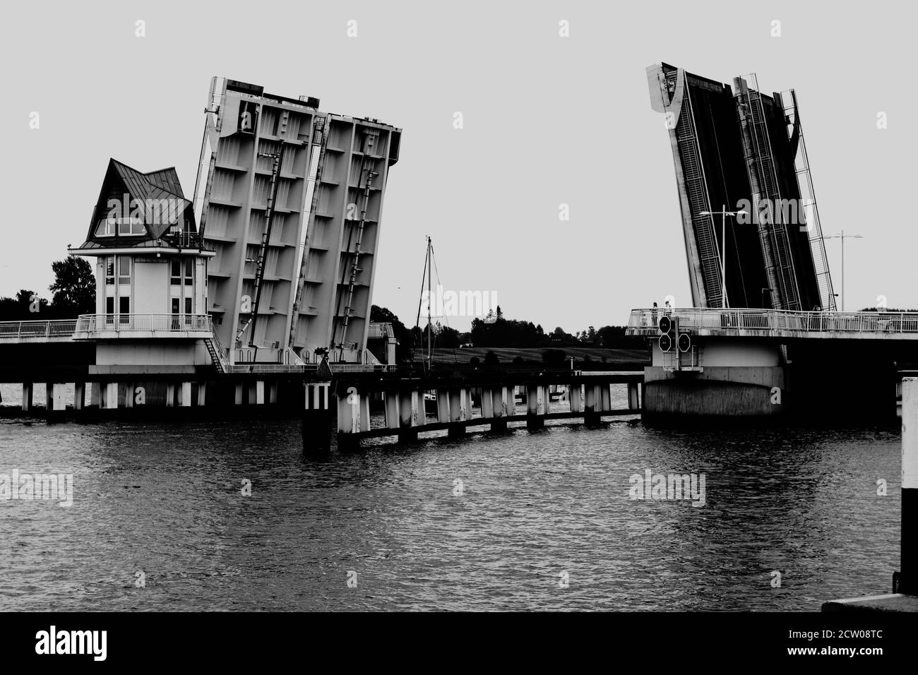 Schleibrücke a Kappeln, Schleswig-Holstein - Germania Foto Stock