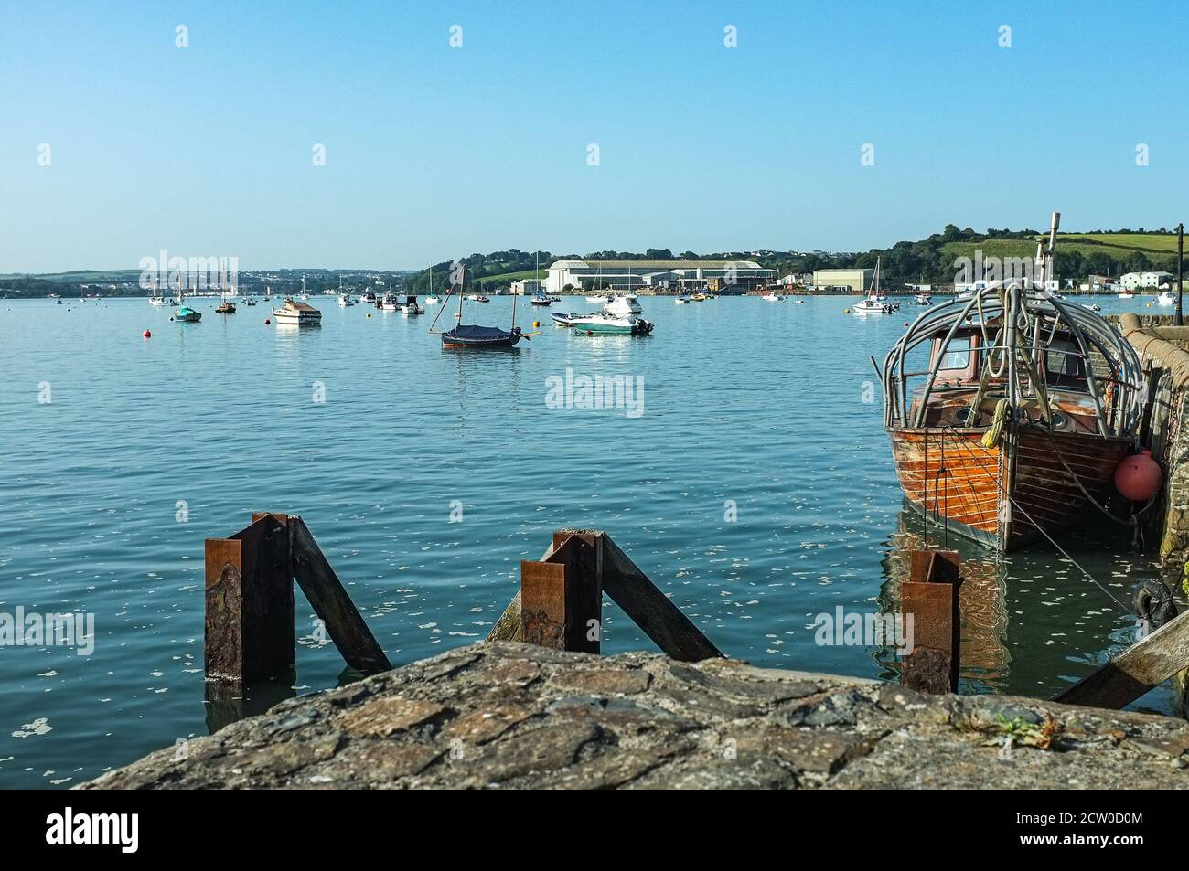 Quayside a Instow, North Devon Foto Stock